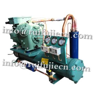 China Horizontal Refrigerator Condenser Units 3-40HP Semi Hermetic Condensing Unit wholesale