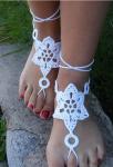 Crochet, Barefoot, Sandals, Nude, shoes, Foot, Jewelry, Beach, Wedding, Sexy,