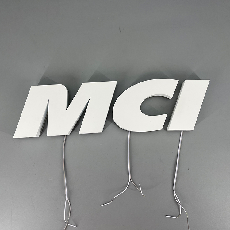 Wholesale Customization Acrylic Front And Back Side Led Luminous Characters Led Letter Marking