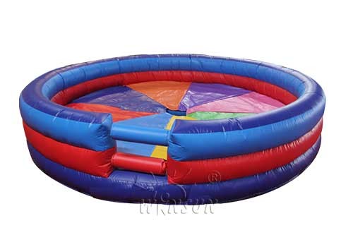Waterproof Sports Themed Bounce House Revolution Wheel Inflatable Mat Eco -