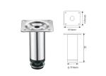 Adjustable Modern Sofa Legs , Stainless Steel Modern Furniture Legs Fashionable