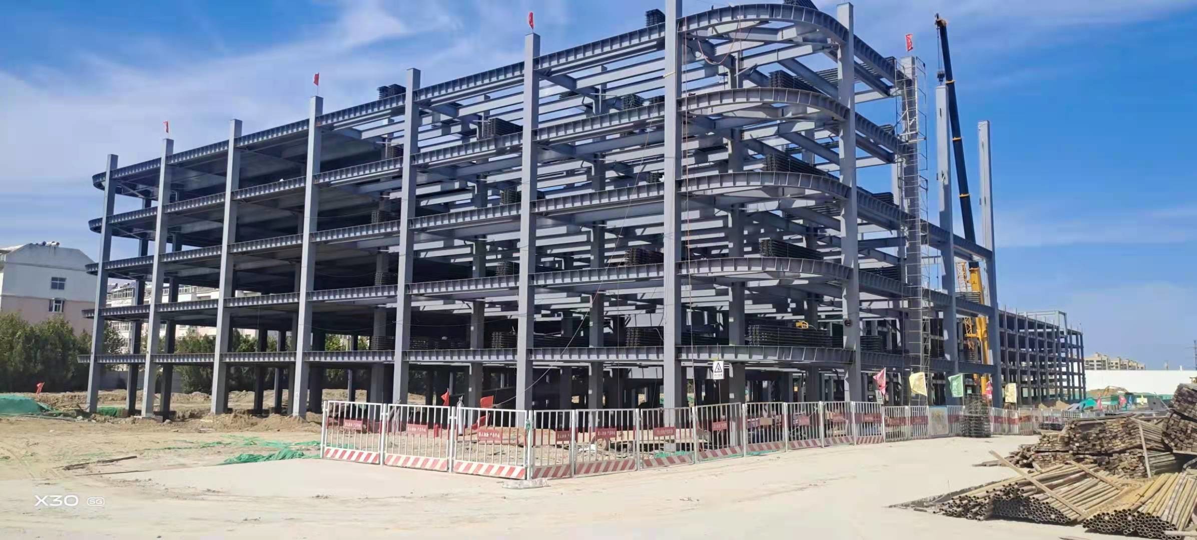 Multi-story prefabricated steel structure building construction large-span prefabricated warehouse workshop cold storage