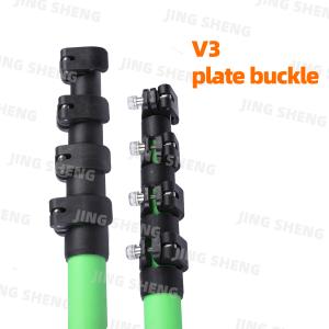 China 7-50ft V3 Clamp Carbon Fiber Telescopic Pole Fiberglass Reinforced For Surveying wholesale