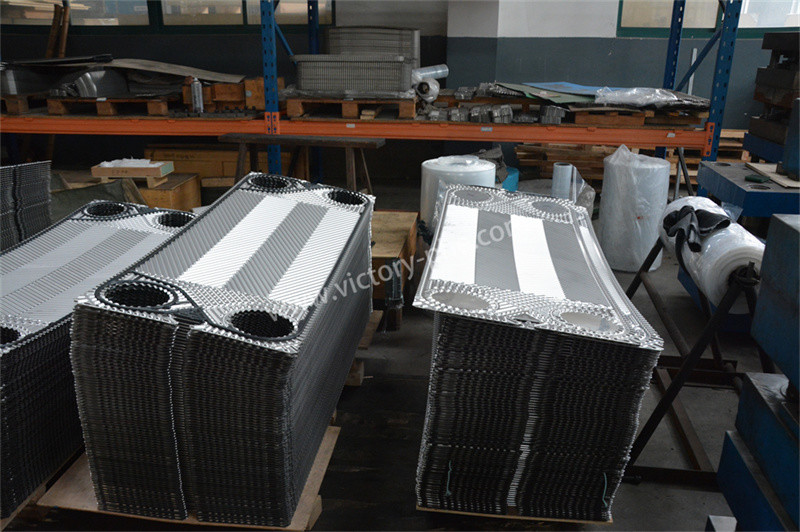 GC60 GX60 Tranter Heat Exchanger Plates With Gaskets Customized