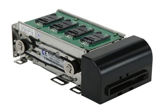 RS232 Motorized Card Reader / IC Card Reader Equipment For Self-Service Device