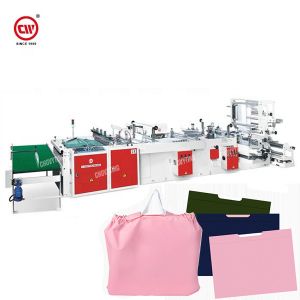 LDPE drawstring handle shopping bag making machine