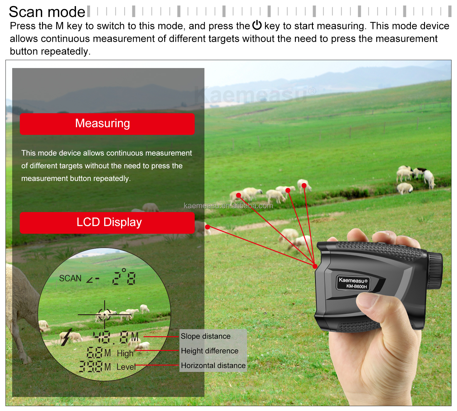 customized professional outdoor rangefinder laser digital golf rangefinder