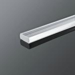 Round Square Triangle Clear Acrylic Bar PMMA Abrasion Resistance