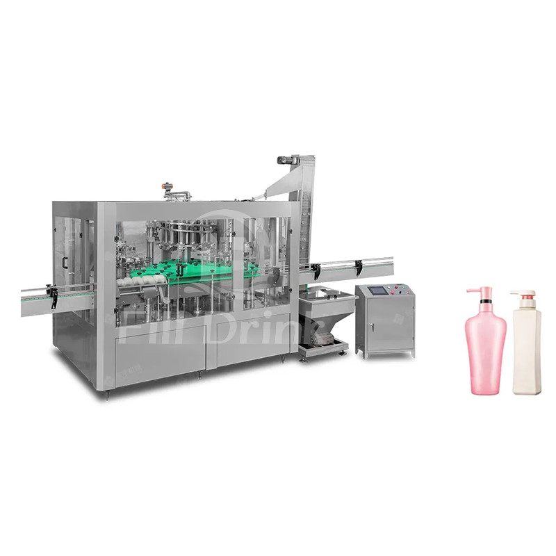 Servo Motor Shampoo Filling Equipment Shampoo Bottle Filling Machine Air Pressure Indicator