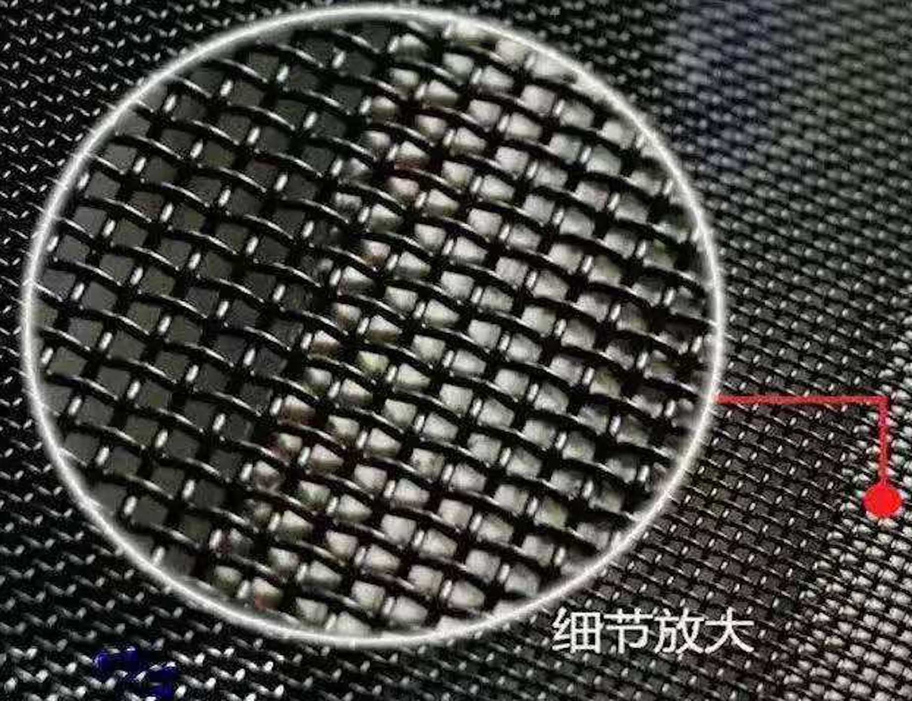 Rolling Before Weaving Crimped Wire Mesh 30m/ Roll Galvanized Black Steel