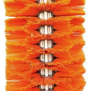 China Robust Galvanized Frame Livestock Scratching Brush Diameter 550mm wholesale