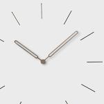 Square Kitchen Wall Clocks Wood Silent Roman Large Numbers 12 Inch Wall Art