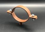 Brown Colour Copper Pipe Bolted Nut Clip PVC Pipe