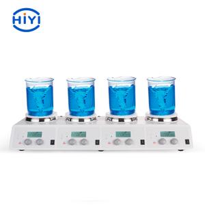 China Heated Chemical Synthesis Mini Magnetic Stirrer Four Channel 200-1500 Rpm wholesale