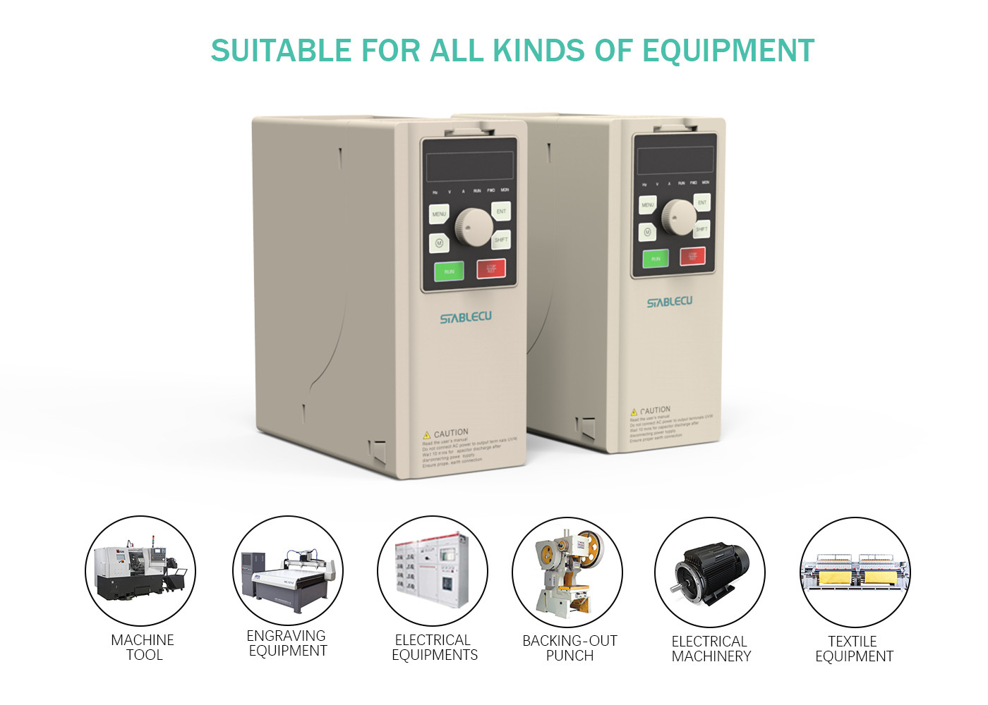 0.75KW 1.5KW 2.2KW 3.7KW 3 Phase Motor VFD For CNC Machine