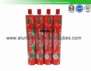 China 150ml Tomato Ketchup Squeeze Tube Containers , Airless Aluminum Collapsible Tubes wholesale