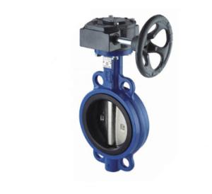China 6 Inch Epoxy Gear Operator ISO 5211 Wafer Butterfly Valve wholesale