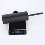 High Grade Black Wall Mounted Toilet Brush With Holder Custom Logo