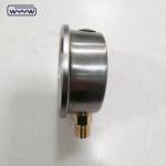 Stainless Steel 63mm Radial Connection Glycerine Oil Filled 600bar Hydraulic