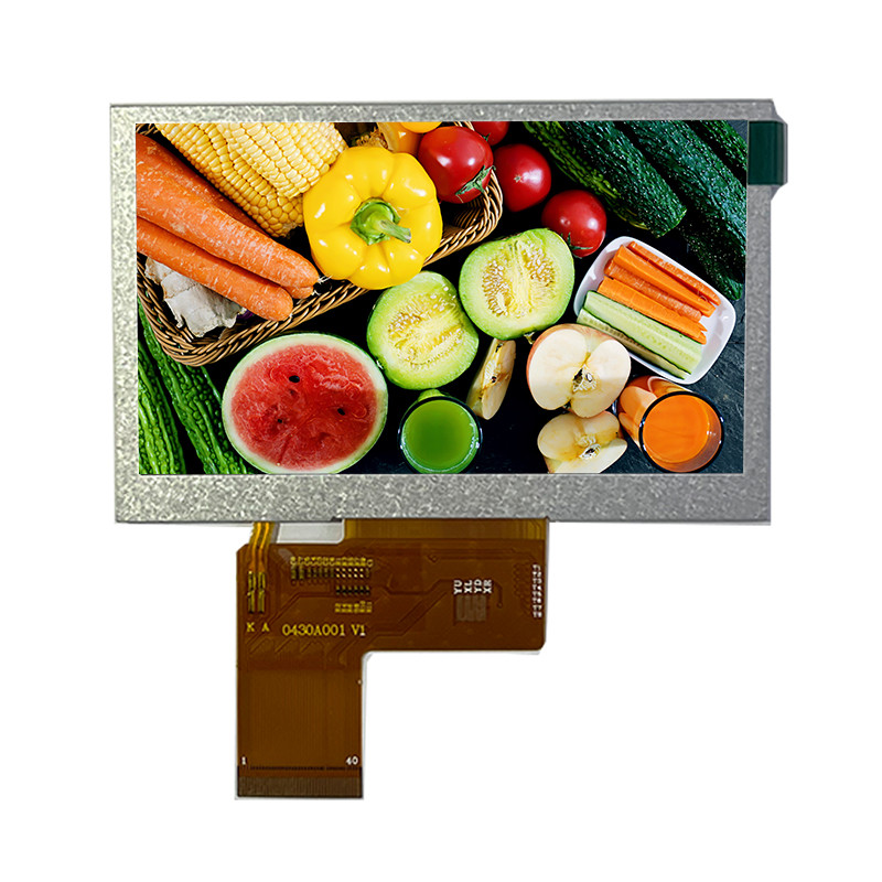 ILI6485A Parallel LCD Display 4.3 Inch Resistive Touch 350 Bright Tft Lcd Module