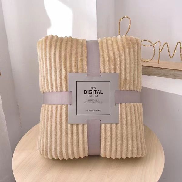China Hot Sale High Quality Home Autumn Winter Colorgul Gift Flannel Blanket (JRD896)