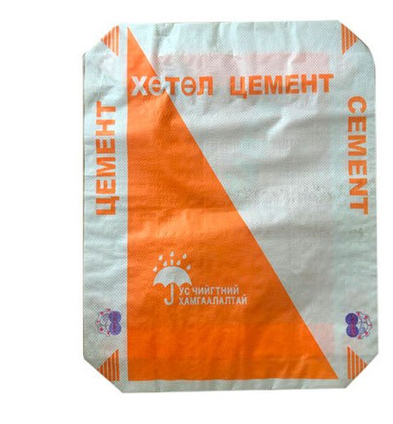 Building Materials Cement Mortar Bag 50KG , PE Tile Adhesive Bag