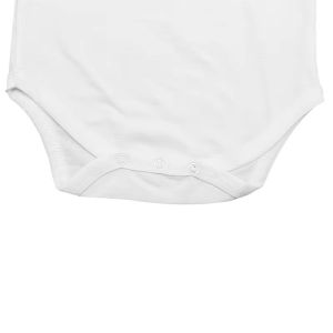 Blank White Sublimation Baby Vest Onesie Custom Infant Bodysuit Blanks