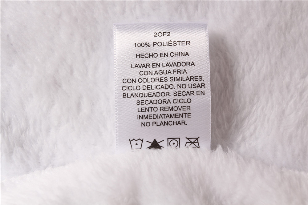 Stockpapa 100% Polyester Womens White Long Bathrobe For Winter