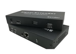 China 200m 1080P 4K HDMI KVM USB Video Extender Via Single Cat5e / 6 Cable wholesale