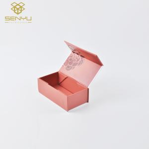 China Luxury Magnetic Paper Box Packaging Folding Paper Flat Packing CMYK Color wholesale