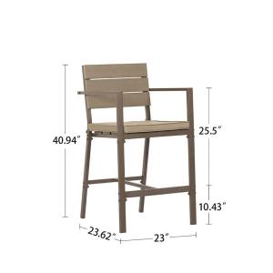 China OHSAS18001 23.43 Inch Solid Wood Dinning Table Set wholesale