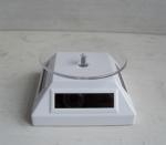 Solar display with battery hole