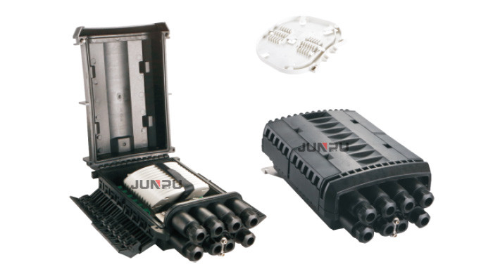 Factory Manufacturing FTTH Black 96 Core Dome Fiber Optic Splice Closure PP+GF