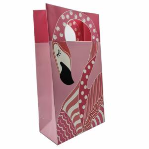 China PMS Luxury CCNB Paper Clothing Gift Packaging Bag Debossed wholesale