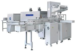 China Fully Automatic Beverage Bottle Packing Machine With Shrinkable PE Film wholesale