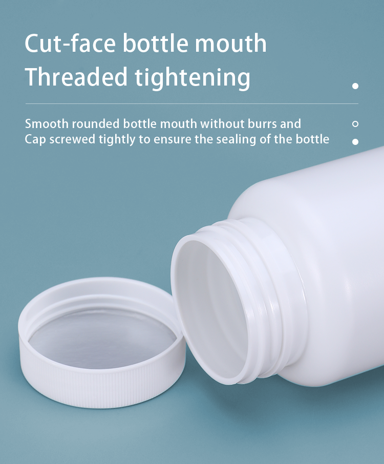20ml 30ml 40ml 50ml 70ml HDPE Bottle for Capsules Pill Vitamin Powder Small Container