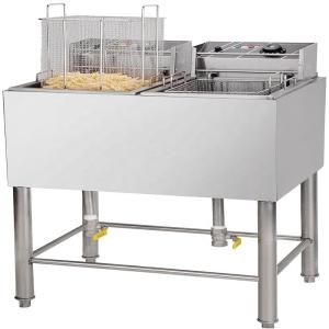 China Electric Industria Fryer with Lifting Handle and 660x600x1010mm Outside Dimension wholesale