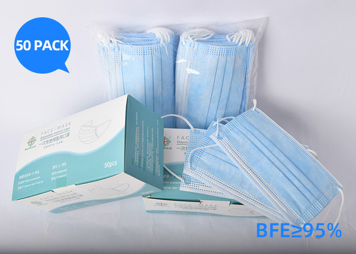 China Durable Non Woven Fabric Custom Surgical Mask Protection Against Virus wholesale