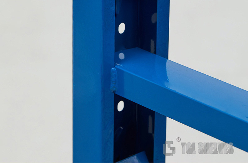 Garage Storage Warehouse Shelf Racks Anti Rust Powder Coating 2 Layers