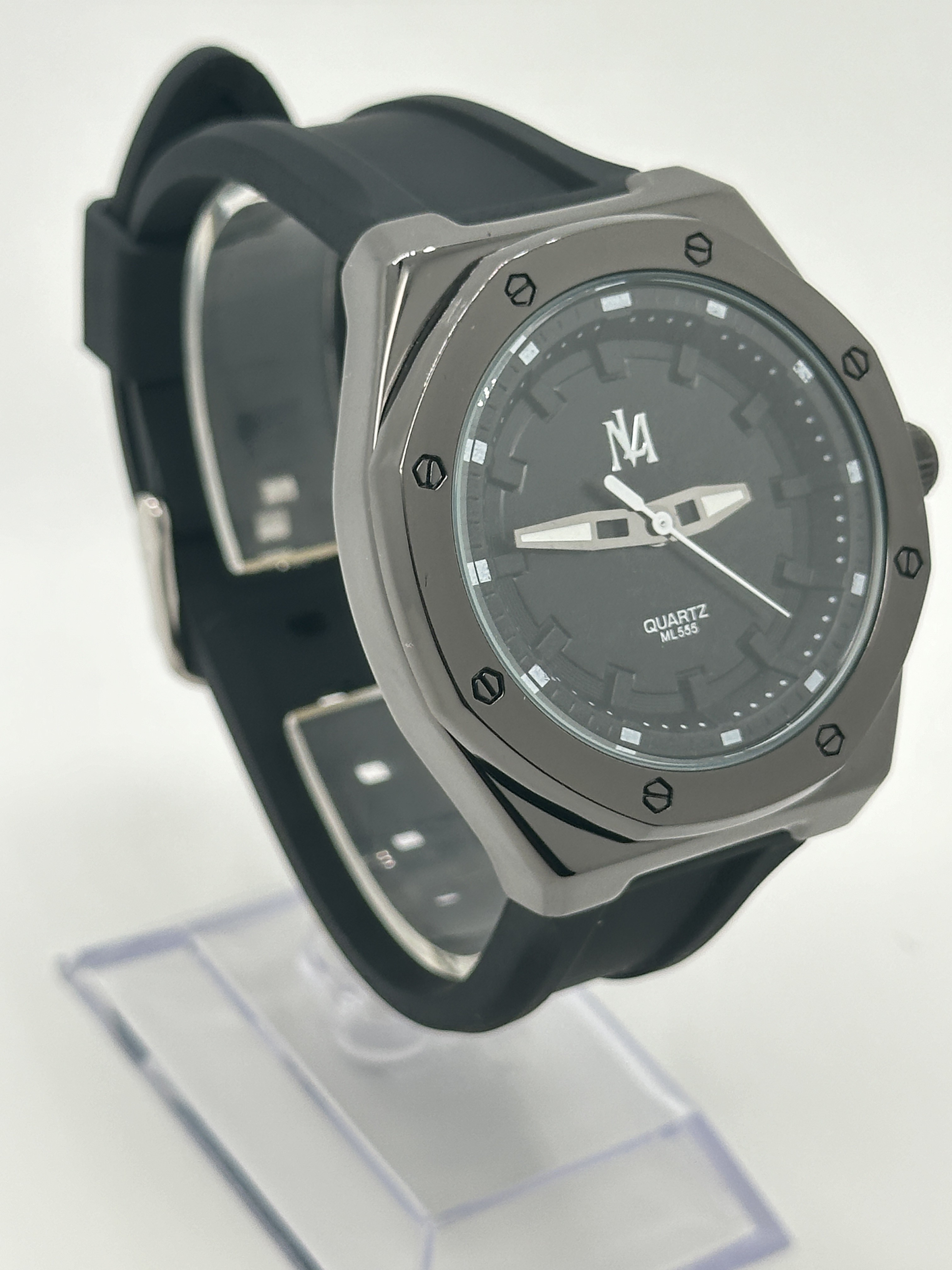 Casual Silicon Strap Watch 30m Water Resistance With 40mm Case