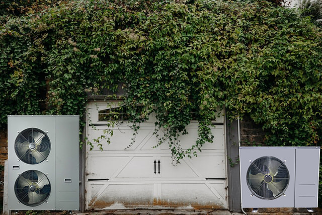 Home R32 Monobloc Air Source Heat Pump High Temperature Hot Water Heat Pump