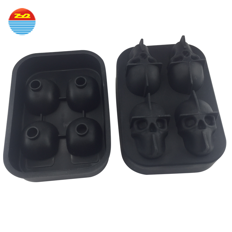 Non - Toxic Silicone Novelty Ice Cube Trays Baby Food Freezer Storage Tray