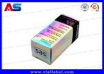 Silver Holographic 10ml Vial Boxes Custom Pharmaceutical Small Cardboard Boxes