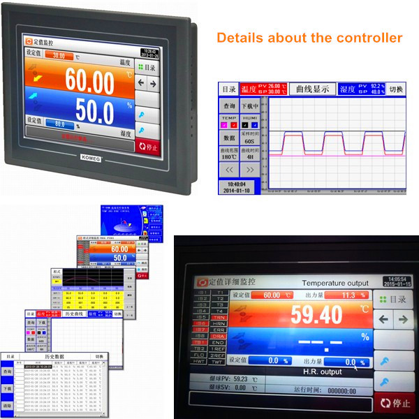 High and Low Temperature Shock Environmental Test Chamber Temperature Fast Change Rate