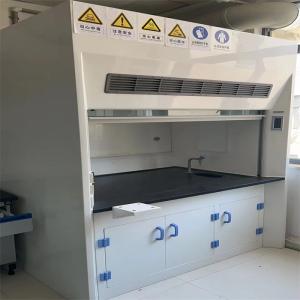 China Customized Made Wall Mounted Chemical Fume Hood With Scrubber Systems wholesale
