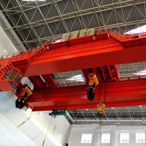 China Double girder electric travelling overhead crane 50 ton wholesale