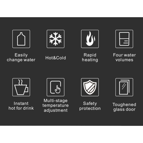 Automatic Durable Freestanding Water Dispenser Multifunctional 2100W