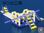 Family Inflatable Water Games , Lake Inflatable Ladder / Runway