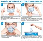 Breathable Non Woven Anti Smog Earloop 3 Ply Face Mask