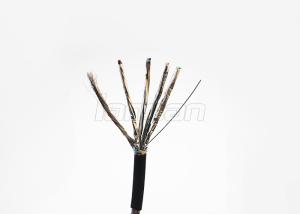 China Waterproof S / FTP Copper Network Cable , Solid Bare Copper Network Cable 0.5m wholesale